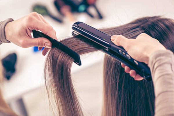 Hair straightening image