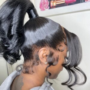 Pony tail with frontal