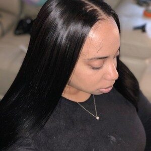 Sewing wig with closure