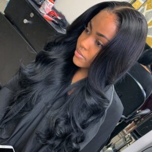 Weave with closure